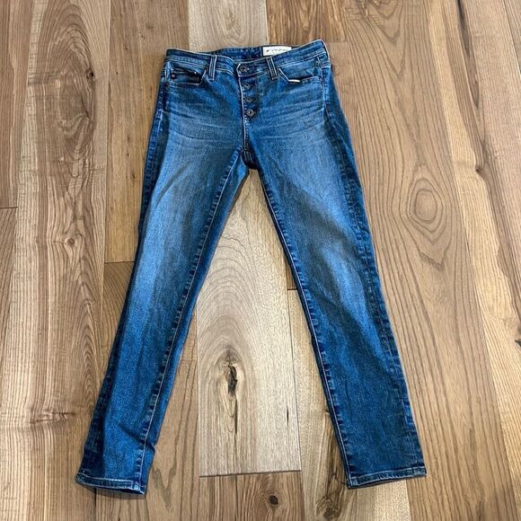 AG/Anthropologie Stevie Ankle Button Up Jeans - Picture 1 of 7